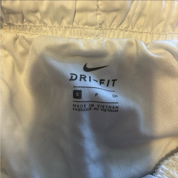 Nike Dri Fit Running Shorts White/Aqua size Small - Picture 3 of 3